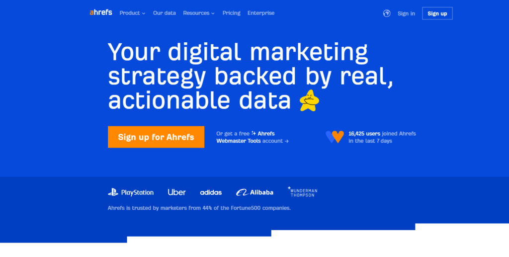 Ahref Dashboard