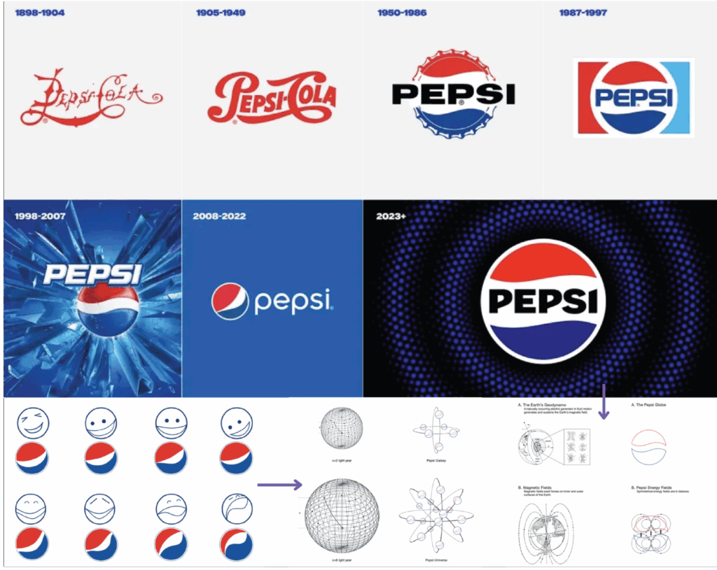 pepsi’s rebranded logo 2008