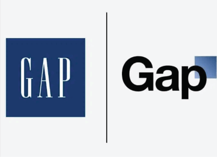 Gap’s new/rebranded logo