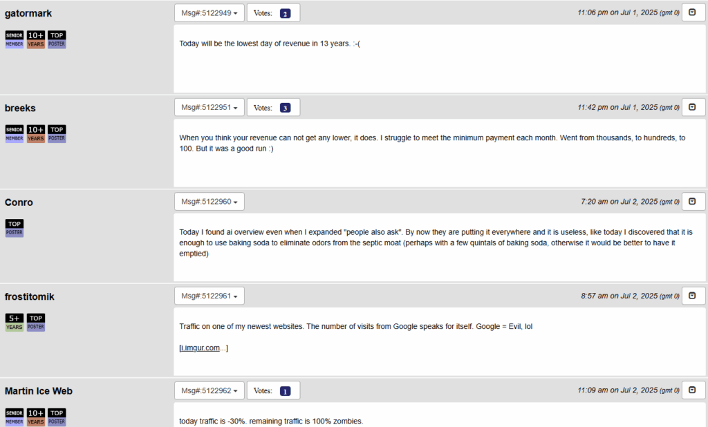 SEO Community Reactions
