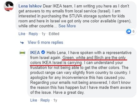 Using customer name in a personalized response