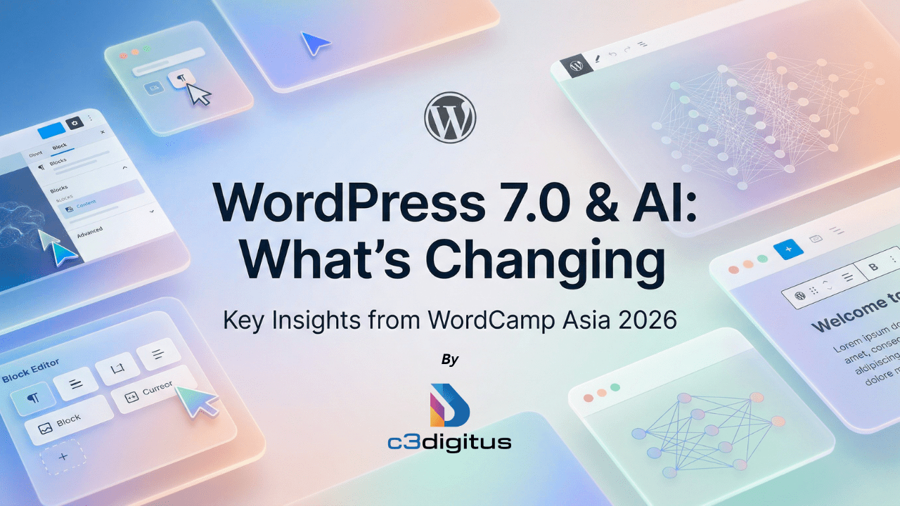 WordPress 7.0 AI features and WordCamp Asia 2026 banner