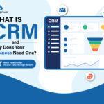 What Is CRM and Why Does Your Business Need One? 10 c3digitus promotional graphic explaining what CRM is and its benefits for business.